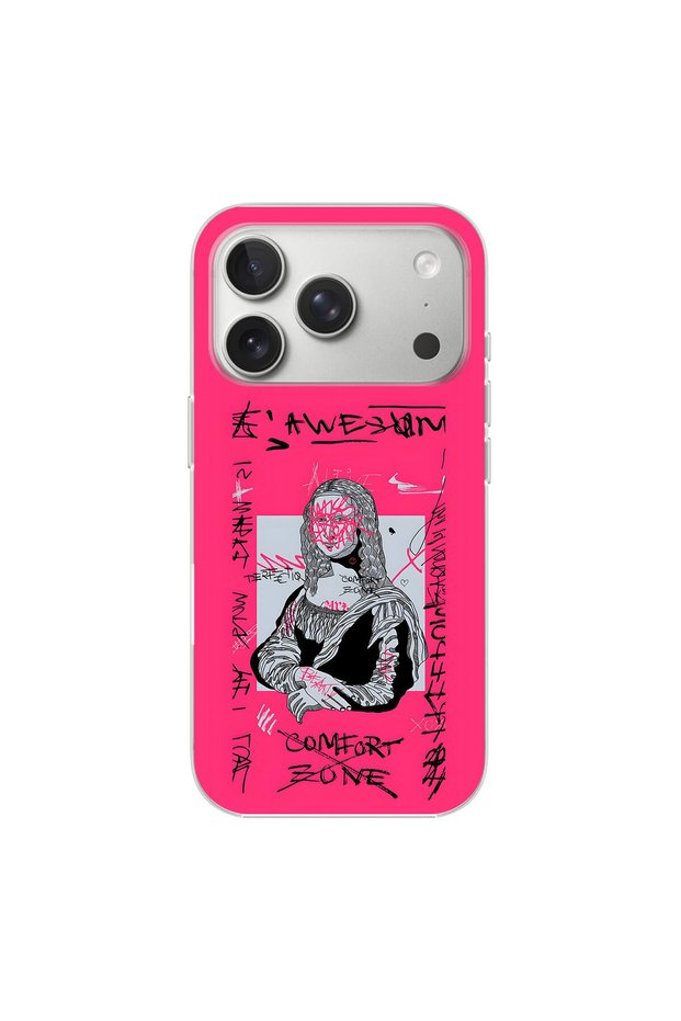 iPhone 17 Pro Max Compatible Graffiti 1 Design Transparent Case