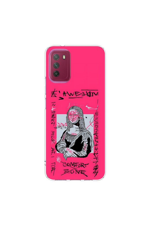 Poco M3 Compatible Graffiti 1 Design Transparent Case