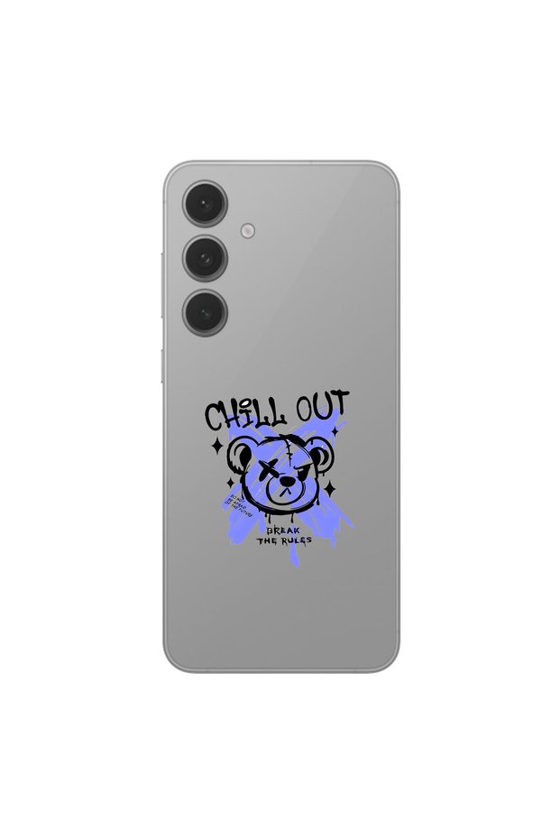 Samsung Galaxy S25 Fe Compatible Graffiti 8 Design Transparent Case