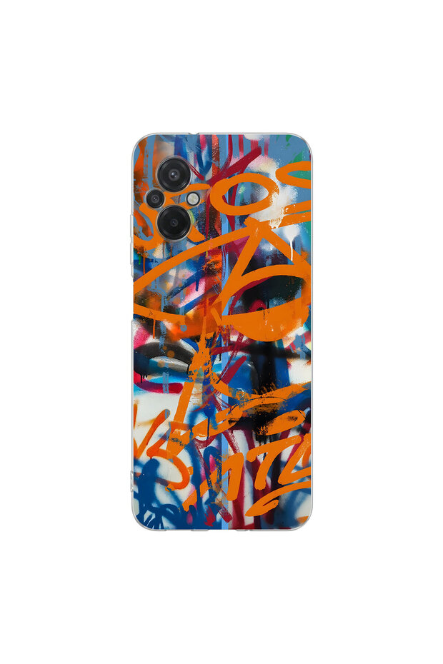 Poco M5 Compatible Graffiti 2 Design Transparent Case