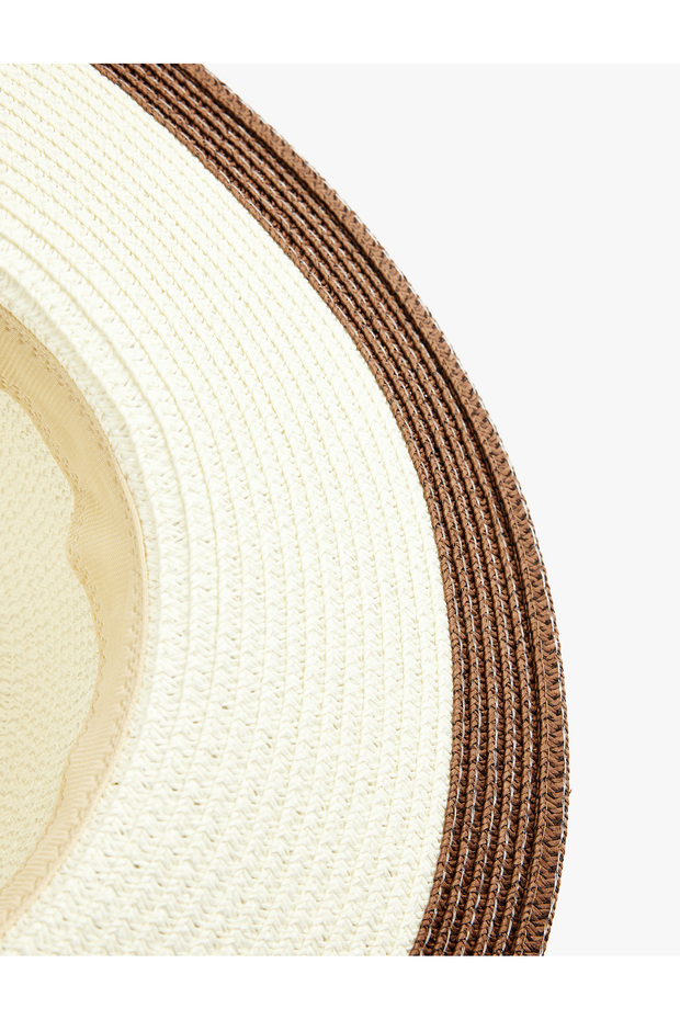 Wide Brim Straw Hat - 4