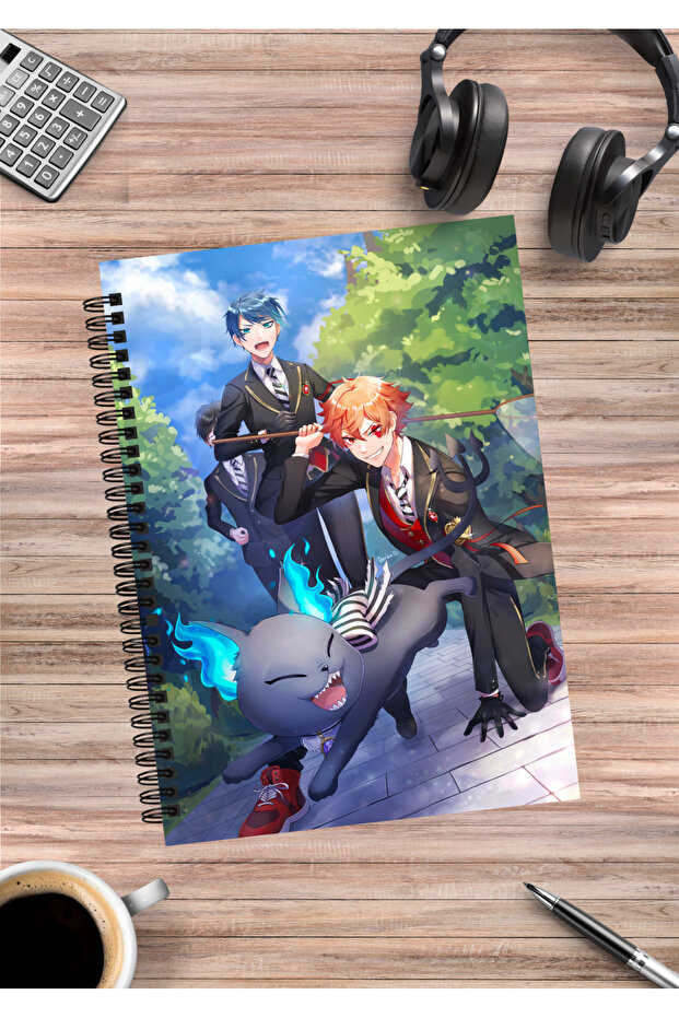 Twisted Wonderland Anime Spiral Notebook A5 (50 Sheets)