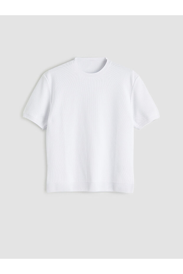 Nevavm Oval Collar Men's Knitwear Sweater with a Difference