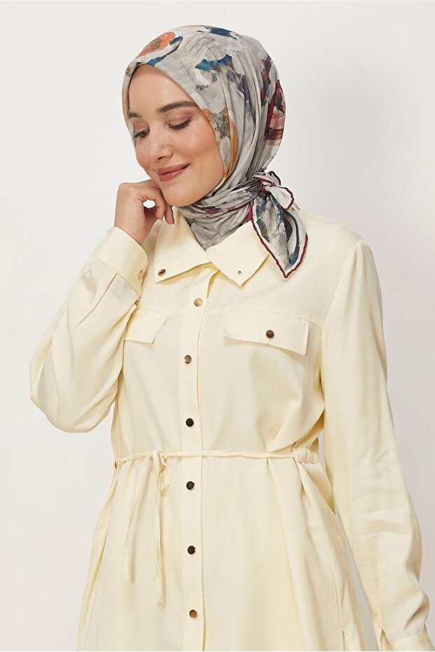 وشاح طبيعي منقوش 8633