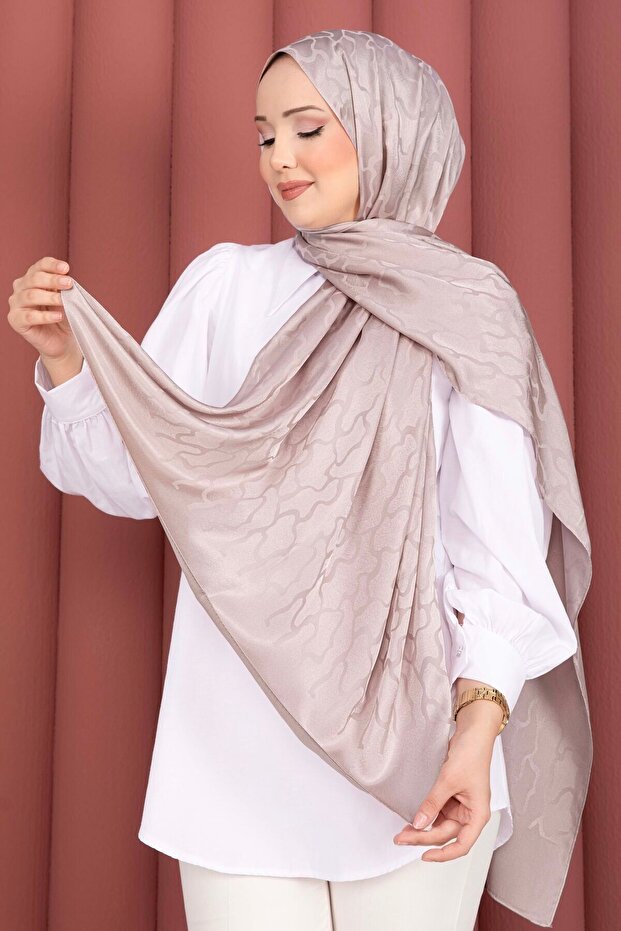 Self-Patterned Jacquard Shawl Series Powder
