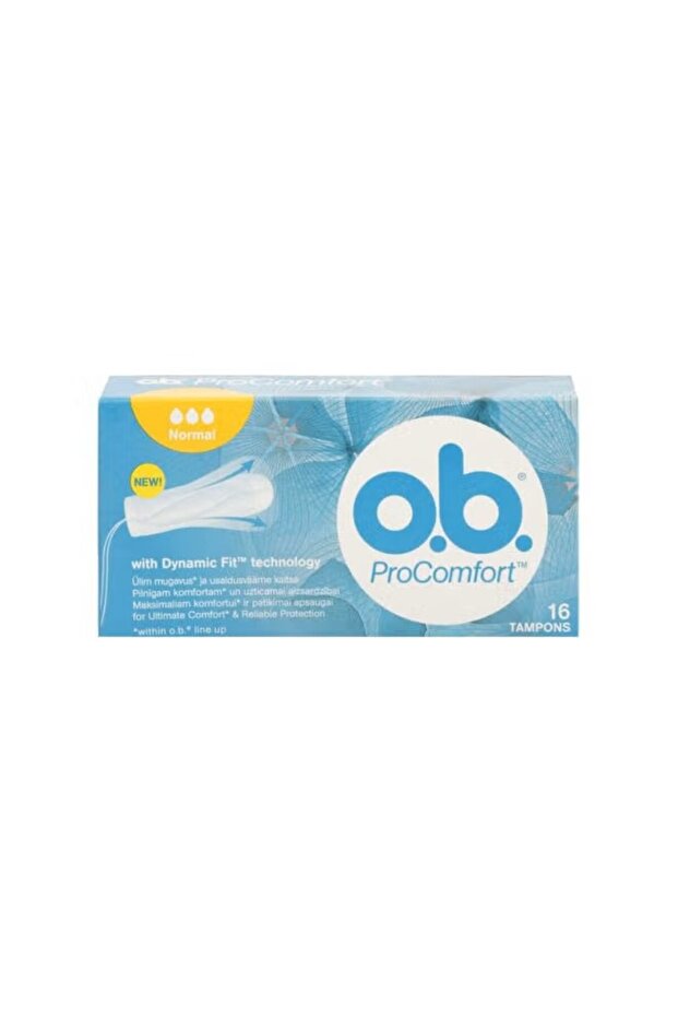 16-Piece Dynamic Fit Technology Tampons - Normal