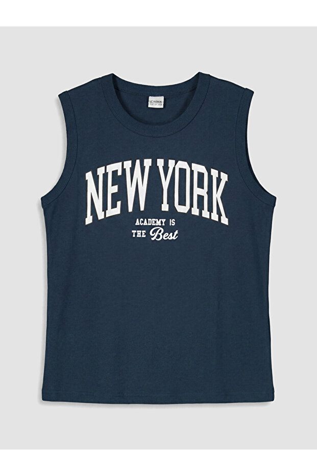 قميص داخلي للأولاد مطبوع عليه شعار New York من Shining Store من مجموعة Sparkling Choices Zero Roba Yaka
