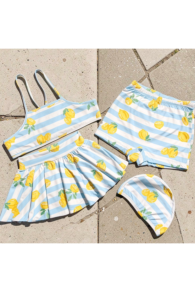 Girls Quick Dry 4 Piece Bikini Swimsuit Set 86670