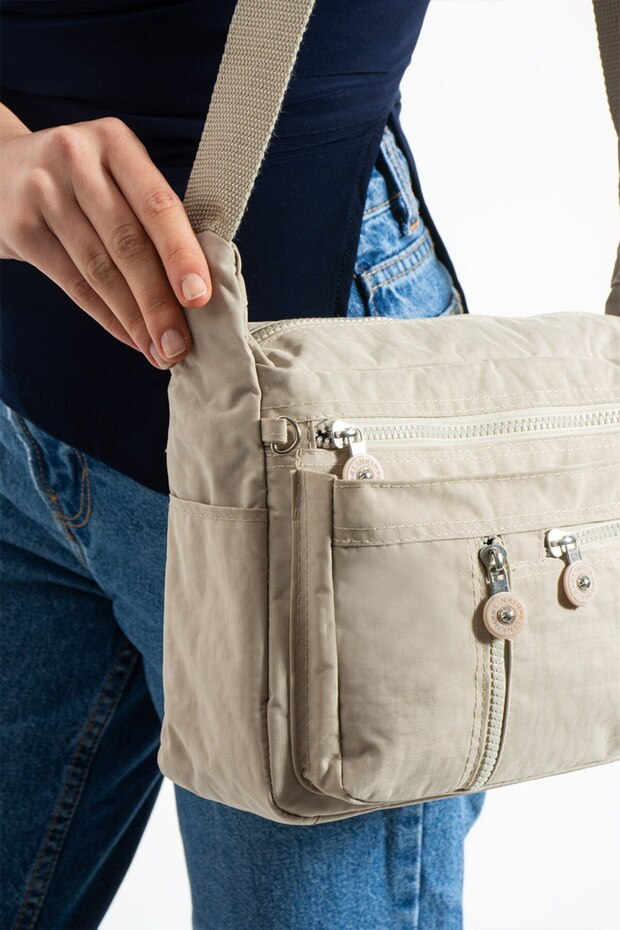 Klinkır Postman Bag Multi-Pocket Crossbody Strap Rain-Resistant Fabric