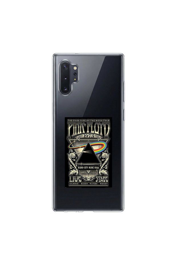 Samsung Galaxy Note 10 Compatible Metal 11 Design Transparent Case