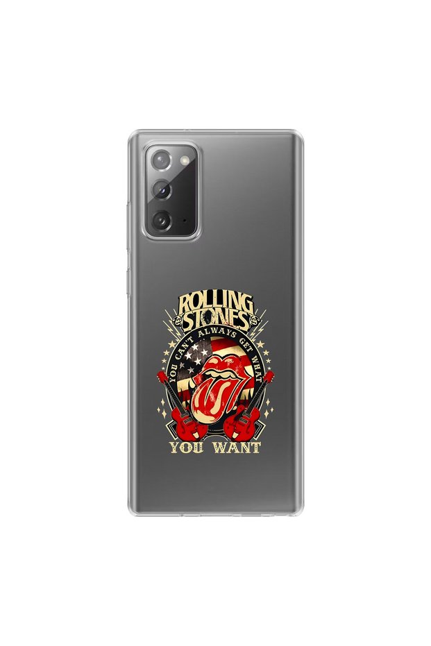 Samsung Galaxy Note 20 Compatible Metal 15 Design Transparent Case