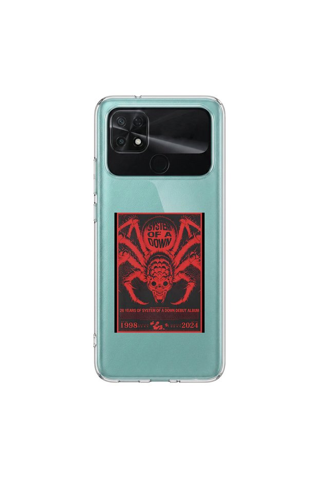 Poco C40 Compatible Metal 19 Design Transparent Case