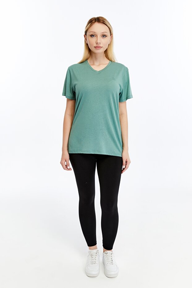 Terra V-Neck Bamboo Cotton Women's T-Shirt