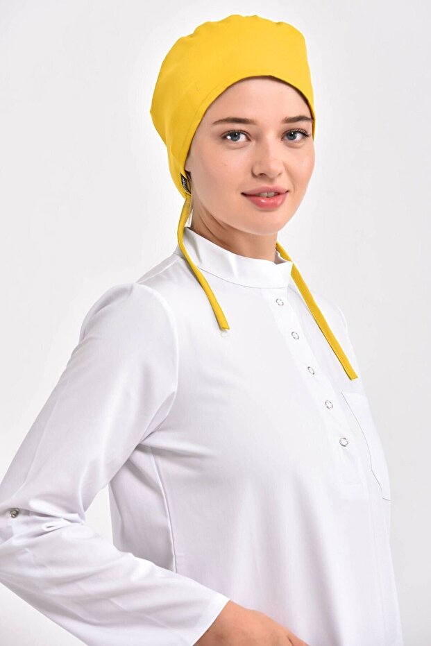 العاجبة الجراحية الصفراء المصنوعة من الليكرا