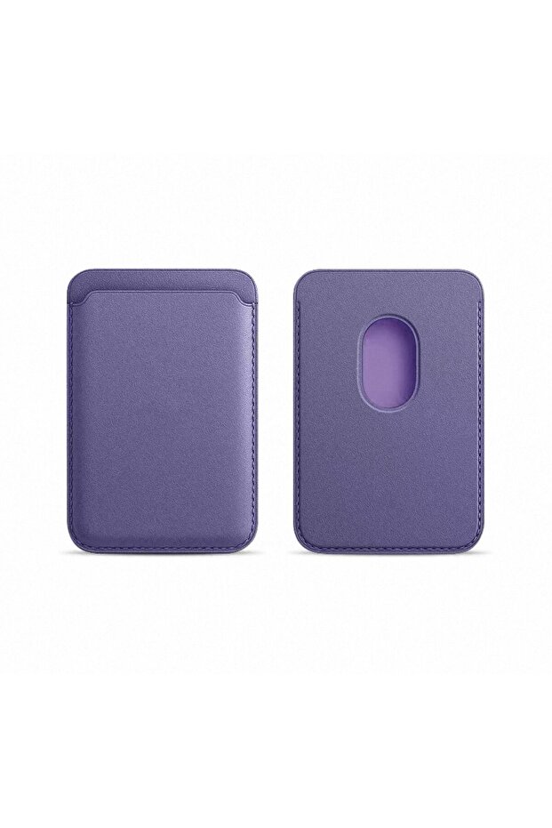 Leather Wallet Card Holder with Magsafe Feature Compatible with 17-16-15-14-13-12 Series