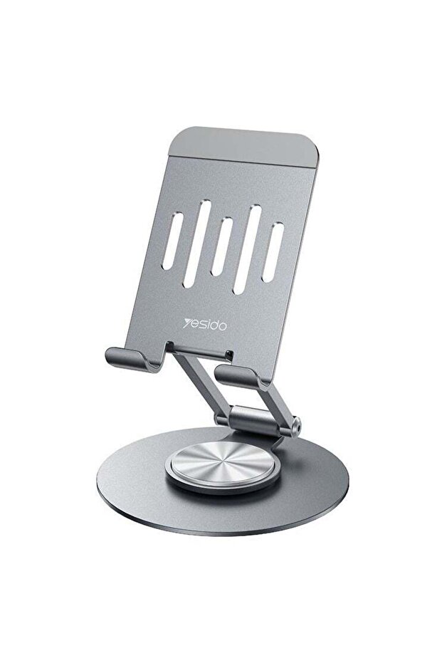 C299 Aluminum Alloy Folding Phone Stand Fully Rotatable & Adjustable for Perfect Viewing