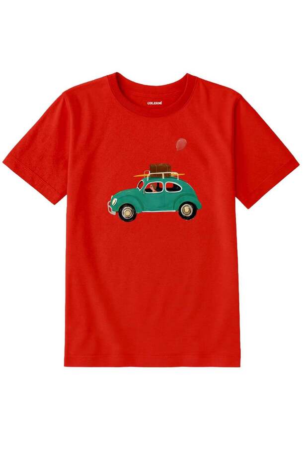 Kids' T-Shirt - Balloon Ride Car Design