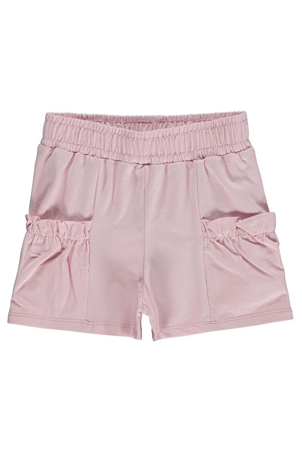 Torba Pocket Detailed Shorts for 2-5 Years - Powder