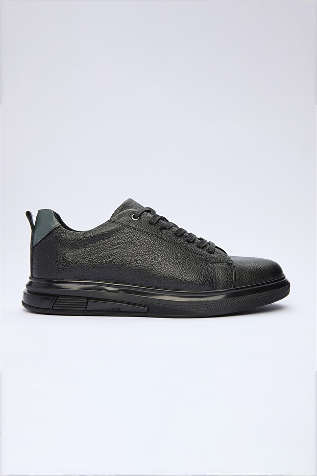 Black Lace-Up 100% Leather Shoes 1033260153