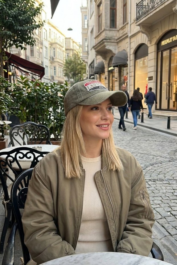 Street Fashion Fringed Edge Design with Arma Detail Unisex Hat