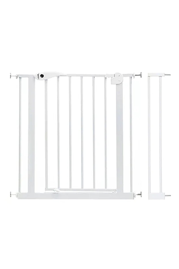 - Auto-Close Safety Baby Gate - 75-84cm + 10cm Extension Kit