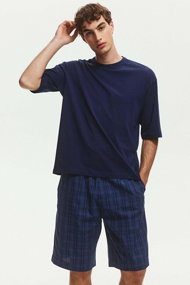 2-piece cotton loungewear set