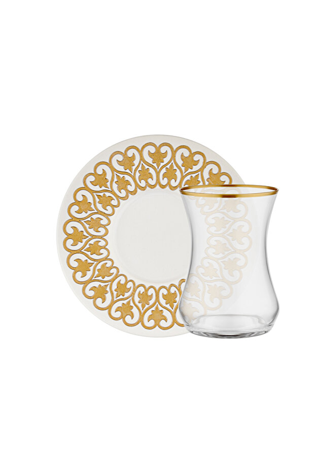 Anabella 110 ml 12 Piece Glass Tea Set for 6 People 9-01110076