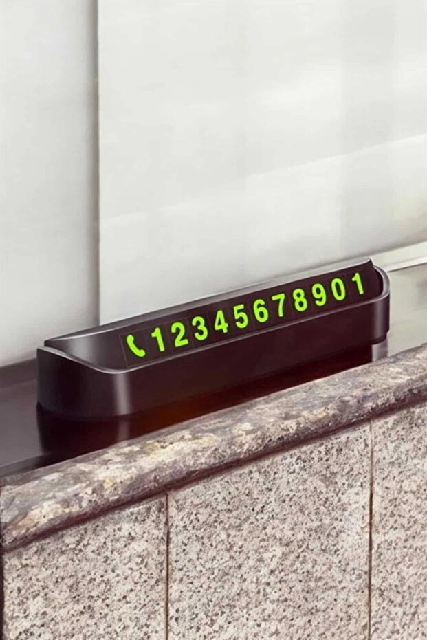 Numbering In-Vehicle Car Vehicle Parking Numberer Phone Number Writing