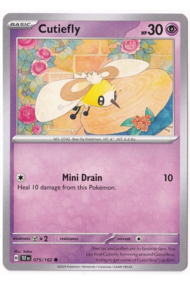 Cutiefly 075/162 - Temporal Forces - Kart (Mint)