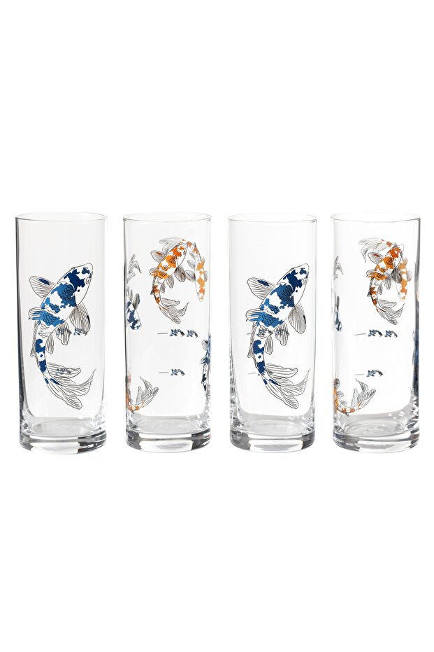 Fish Raki Glass Set of 4 - 195ml