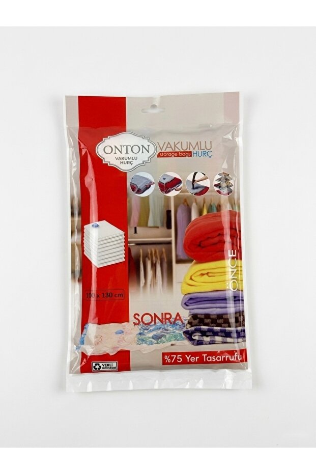 100 X 130 cm Giant Vacuum Storage Bag - 75% Space-Saving Clothing and Quilt Storage Bag