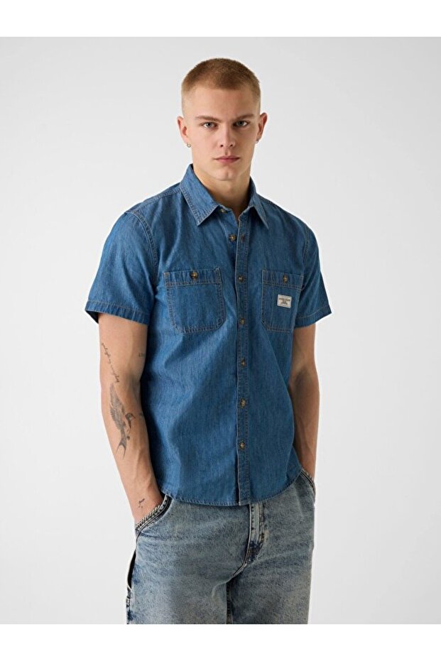 Jeans Men's Regular Fit Denim Shirt