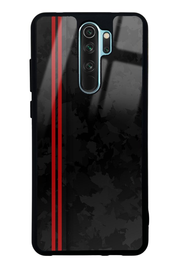 حافظة هاتف Xiaomi Redmi Note 8 Pro بتصميم أحمر لامع