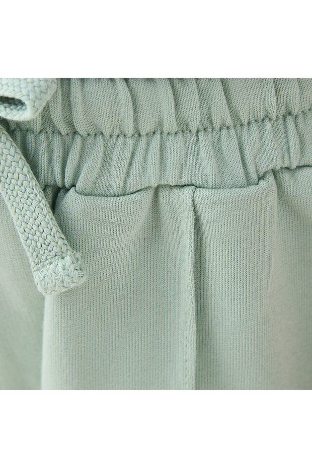 Elasticated Drawstring Waist Shorts with Pockets - 5