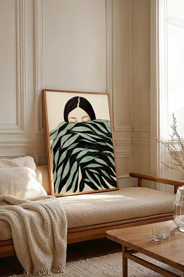 One Piece Wooden Framed Painting Tk3837