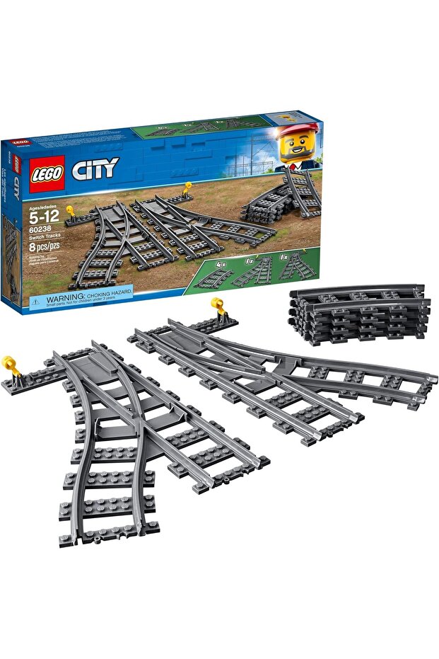 City Switch Tracks 60238 (8 Pieces)