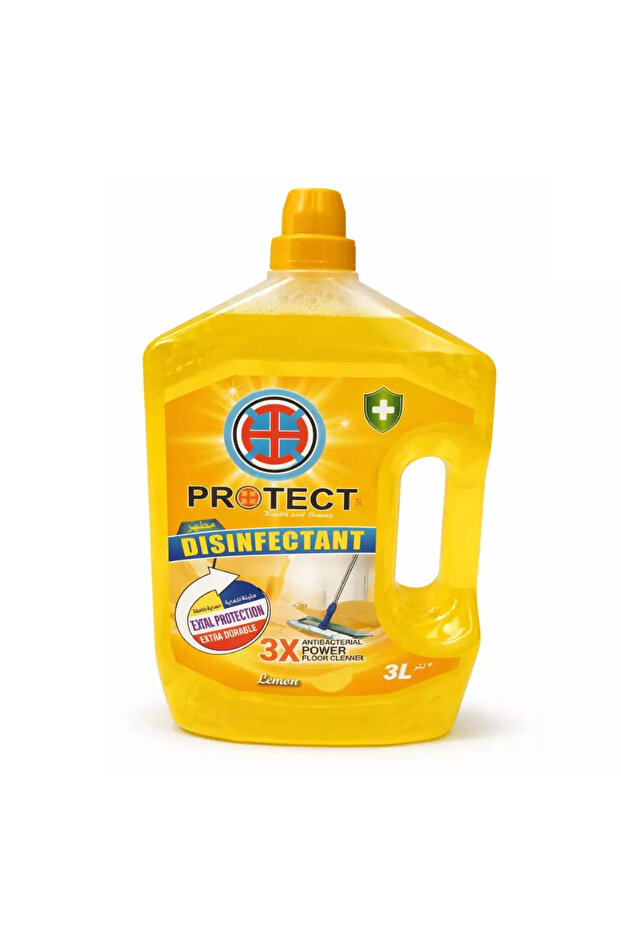 Lemon Fragranced Disinfectant Floor Cleaner With 3X Antibacterial Power- 3ltr