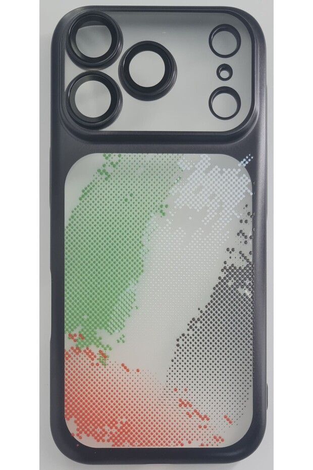 iPhn 17 Pro Case with FLAG design Camera Protection, Slim Frame, Frosted Matte Design