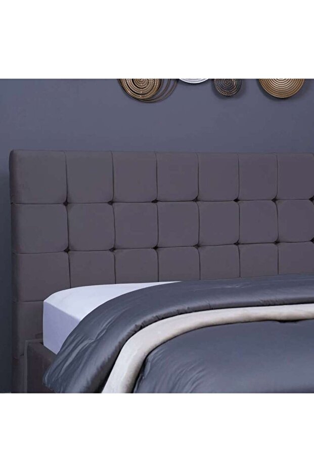 HERMONIA HEADBOARD VELVET GREY L-180 : H-125 CM