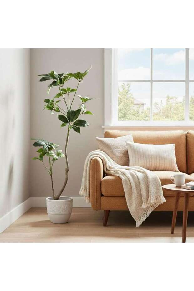 Schefflera Artificial Tree H120cm - Green