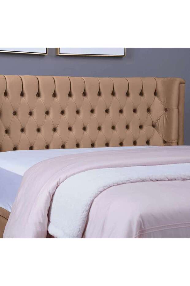 NEPTUNE HEADBOARD VELVET GOLD L-150 : H-125 CM