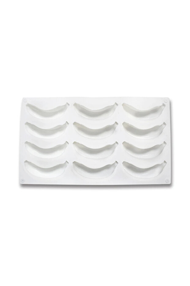 1pc 12 Cavity 3D Banana Silicone Mold for Baking Chocolate Mousse Cake Ice Cream Dessert Pastry Moul