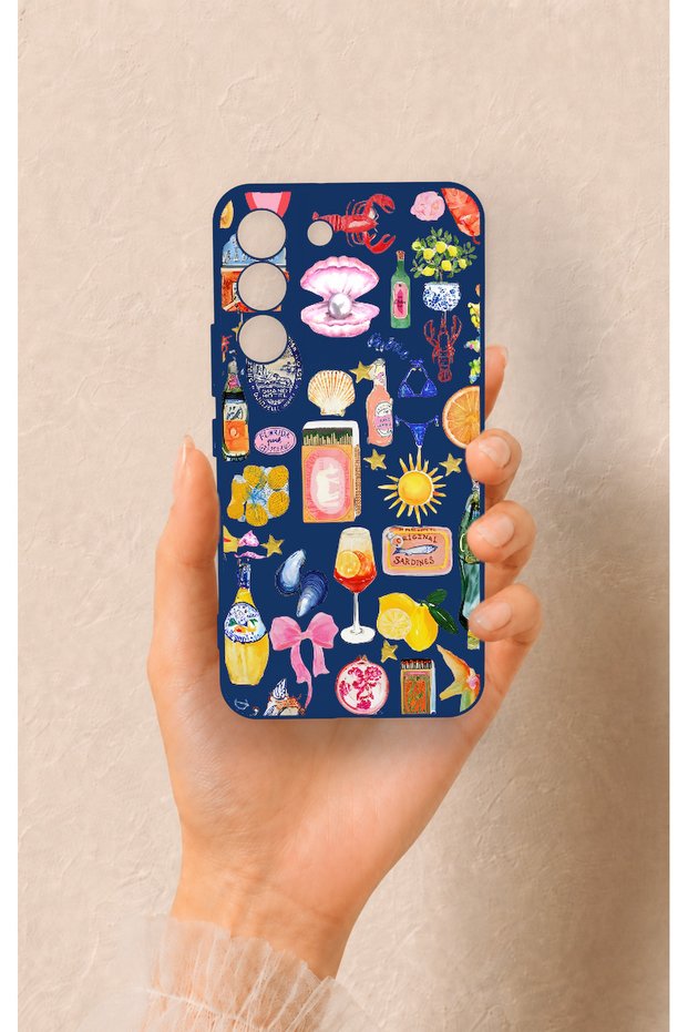 Samsung S22 Compatible Summer Patterned Silicone Case