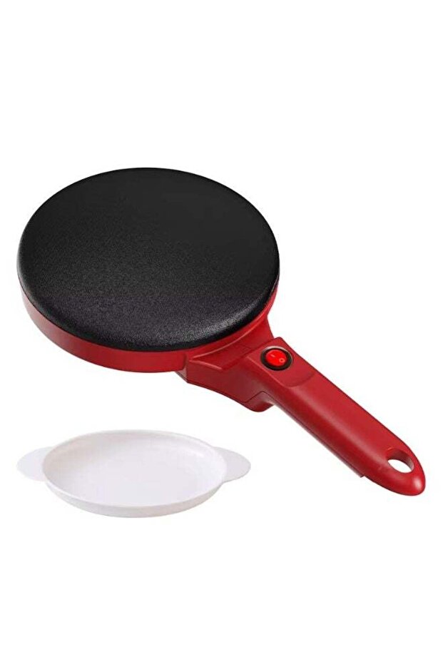 Electric Crepe Maker – Roti/Chapati Maker Non-Stick Flat Pancake & Crepe Pan with Adjustable Temperature for Home Kitchen