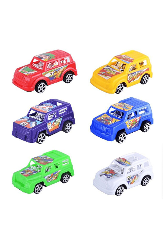 Everyday Toy Pull Back Racing Car 6 Pieces