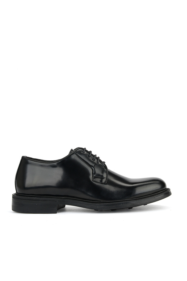 , Men's Genuine Leather Shoes 163986Z41312 Black