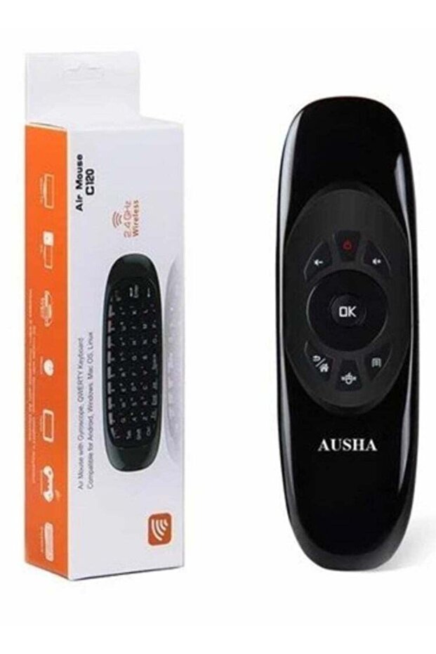 2.4G Mini Wireless Air Mouse with English Keyboard – Compact Remote Control for Seamless Navigation