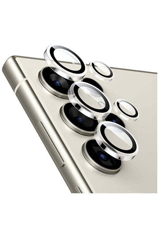 Samsung Galaxy S24 Ultra Camera Lens Protector, Individual, Scratch-Resistant Tempered Glass