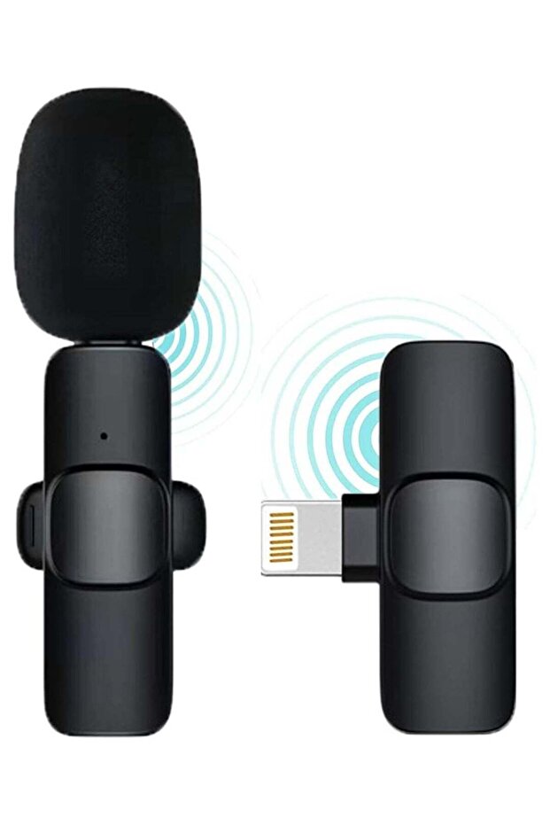 Wireless Microphone for iPhone iPad Mini Mic for YouTube Facebook Live Stream