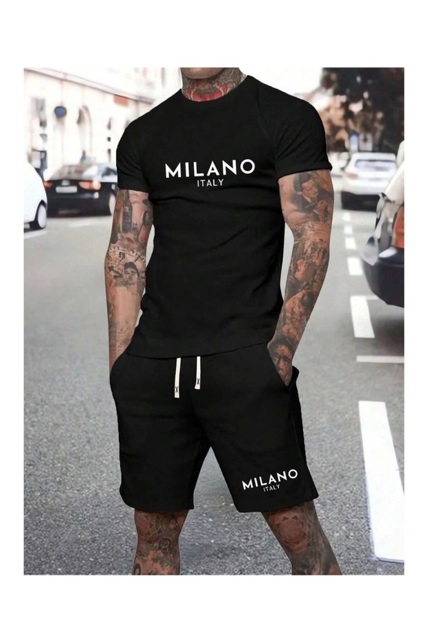 Unisex Oversize Shorts Set Short Sleeve T-Shirt Comfortable Fit Summer Casual Sports